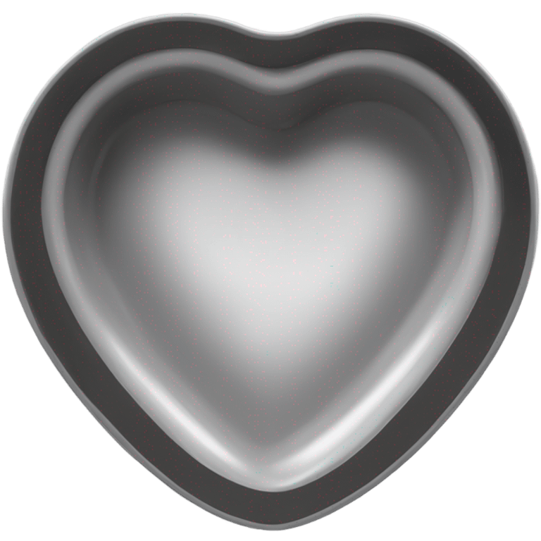 Heart shaped ash tray emoji