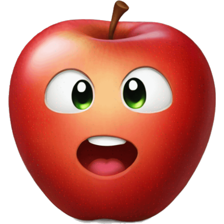 red apple emoji