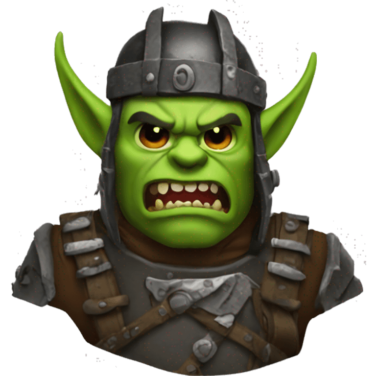 Ork asking  emoji