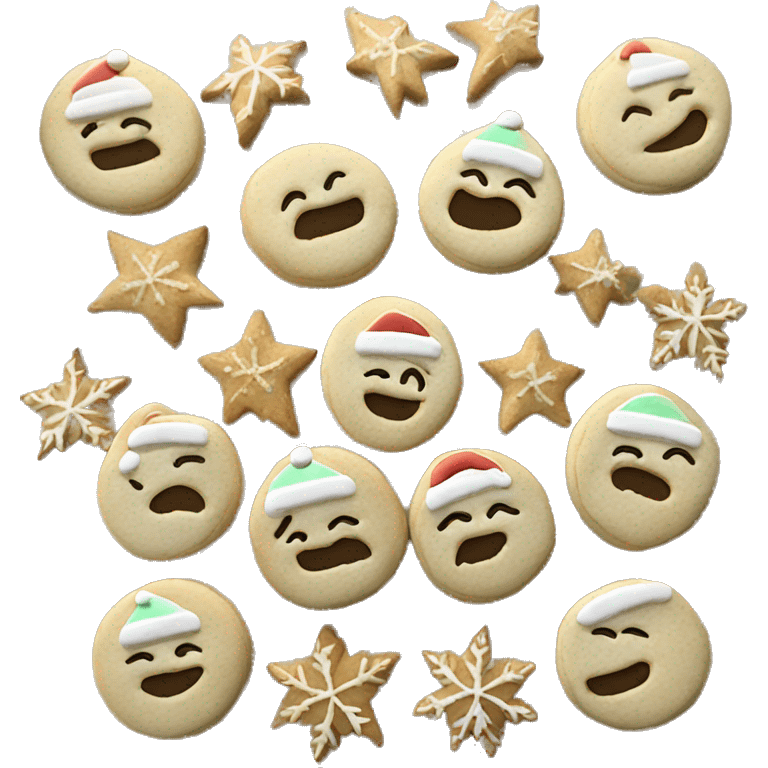 Christmas sugar cookies  emoji