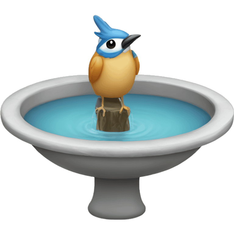 bird bath emoji