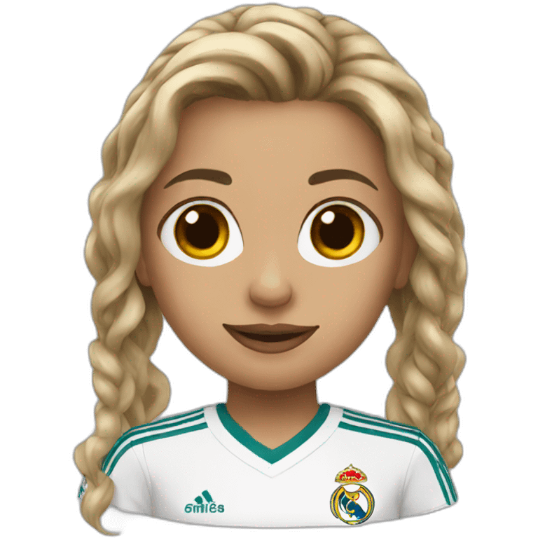 real madrid girl emoji