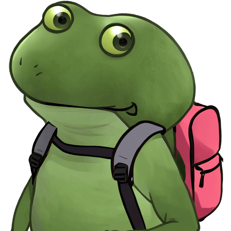 bufo basic with backpack emoji