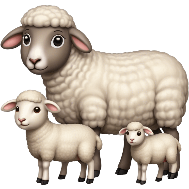 5 sheep emoji