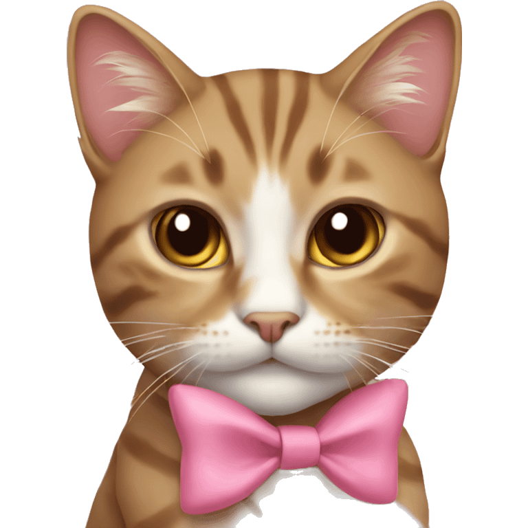 cat with bow emoji