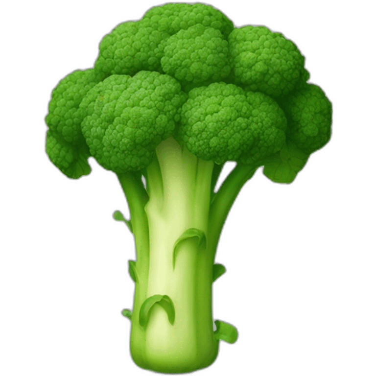 Happy broccolli emoji