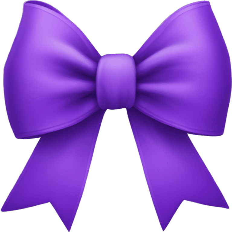 purple bow emoji