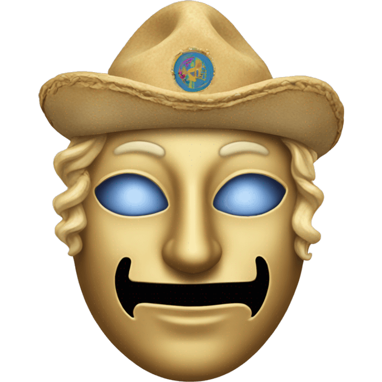 un masque de fastnacht emoji