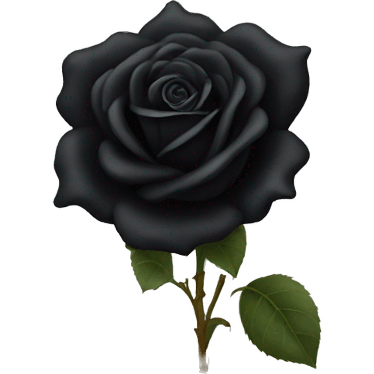 black rose emoji