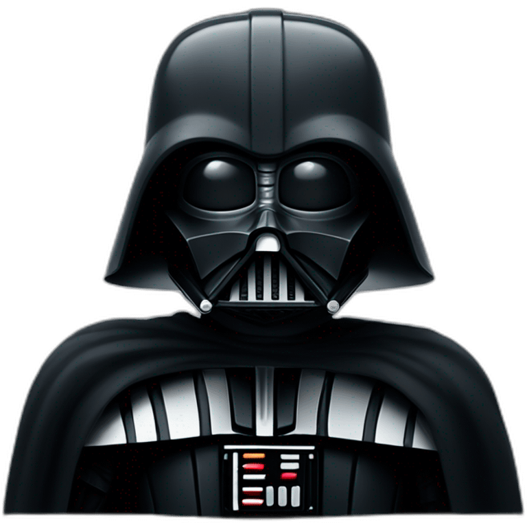 dark vador from star wars smilling emoji