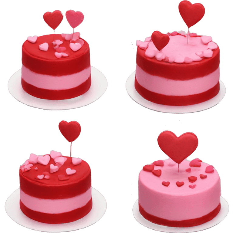 valentine’s day cake emoji