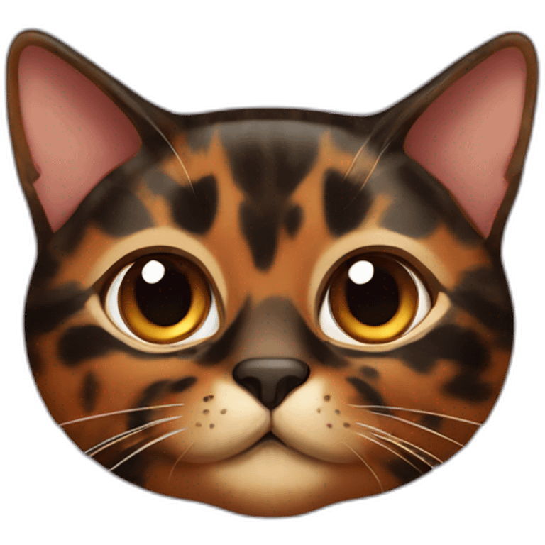 Tortoiseshell cat emoji