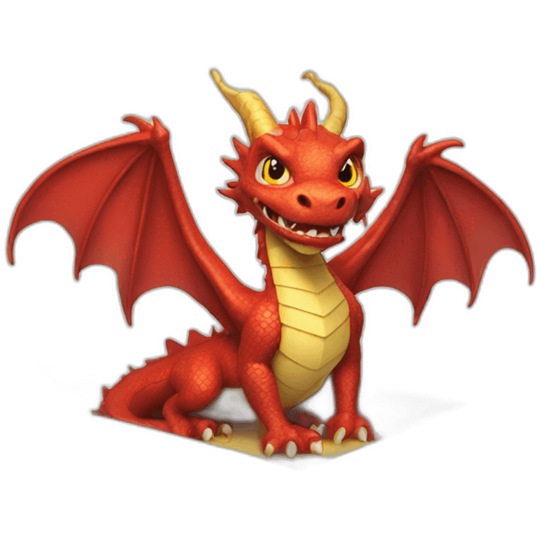 dragon from gift box emoji