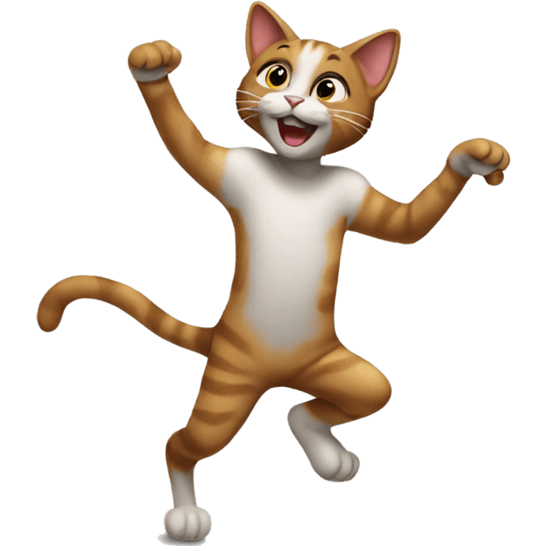 Dancing cat emoji