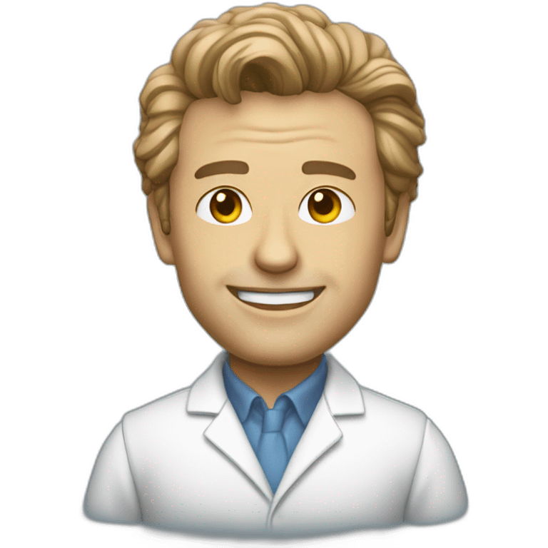 Dr Sam Beckett in the Quantum Leap accelerator emoji