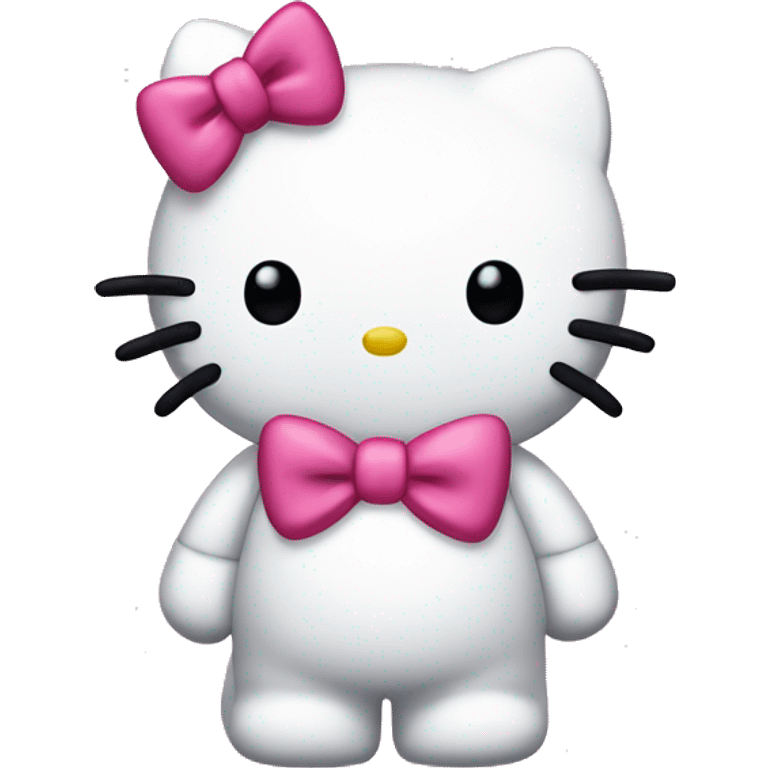 Hello kitty with an bow emoji