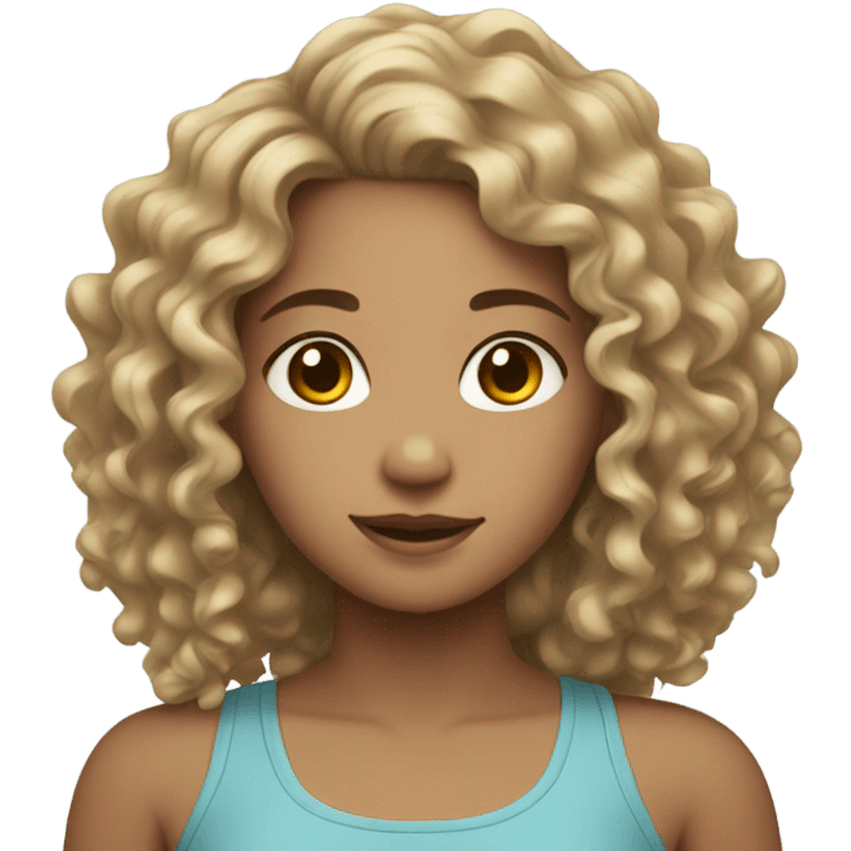 Light girls with curls emoji