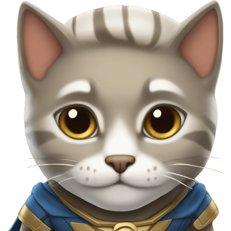 Gato superheroe emoji