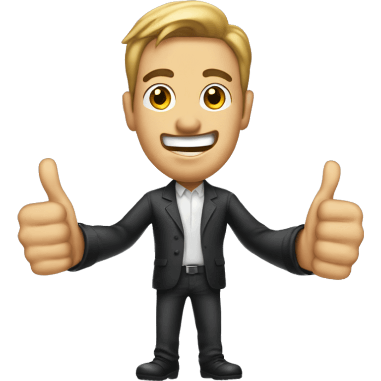 This man into an emoji giving a thumbs up https://culted.com/wp-content/uploads/2023/05/Untitled-1-9.jpg emoji