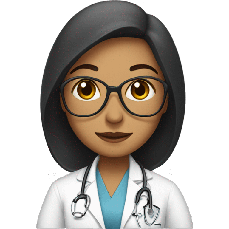 Doctora morocha emoji