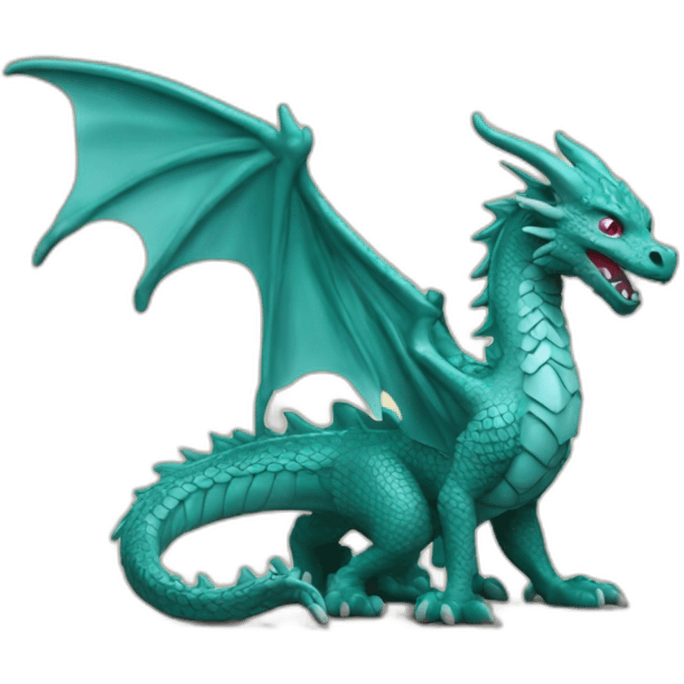 Dragon dégénérescence figurine emoji