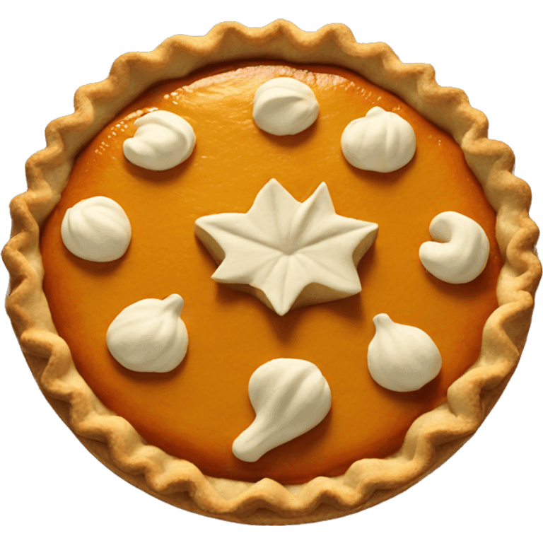 Pumpkin pie emoji