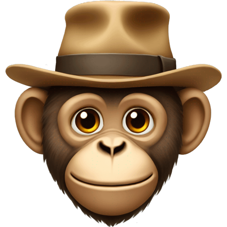 monkey with a hat  emoji