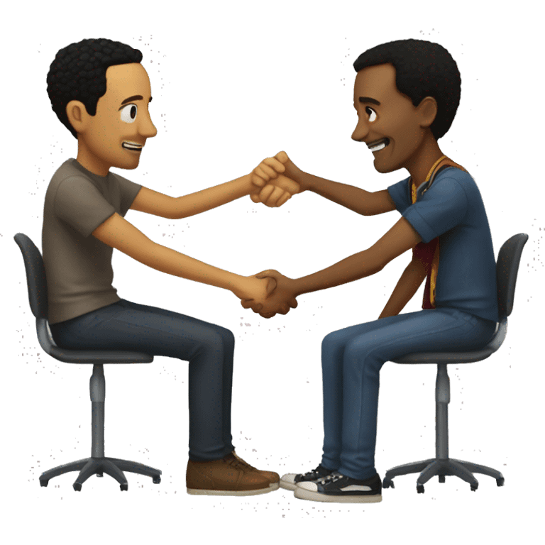 troy and abed secret handshake emoji