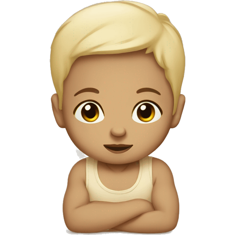 Beige baby emoji