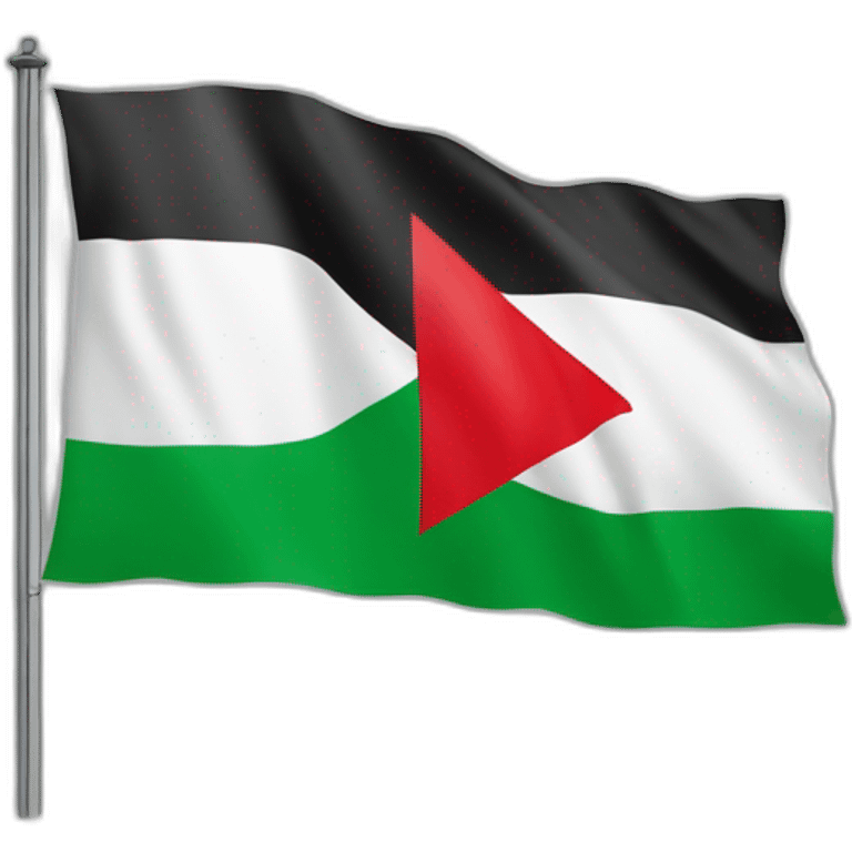 Le drapeau de la Palestine emoji