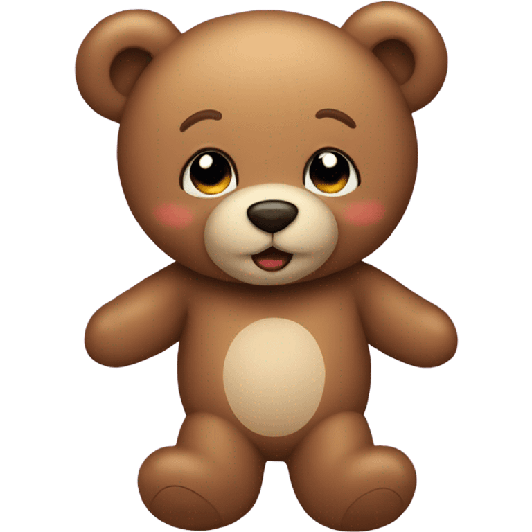 Teddy bear inlove emoji