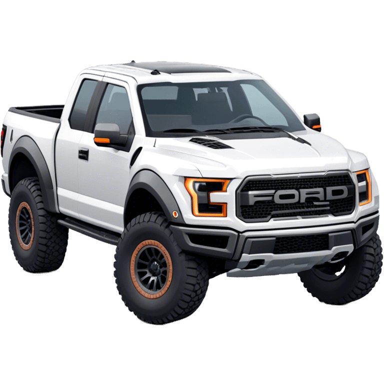 Ford f150 Raptor - Ford (Model Year: 2024) (Iconic colour: White) emoji