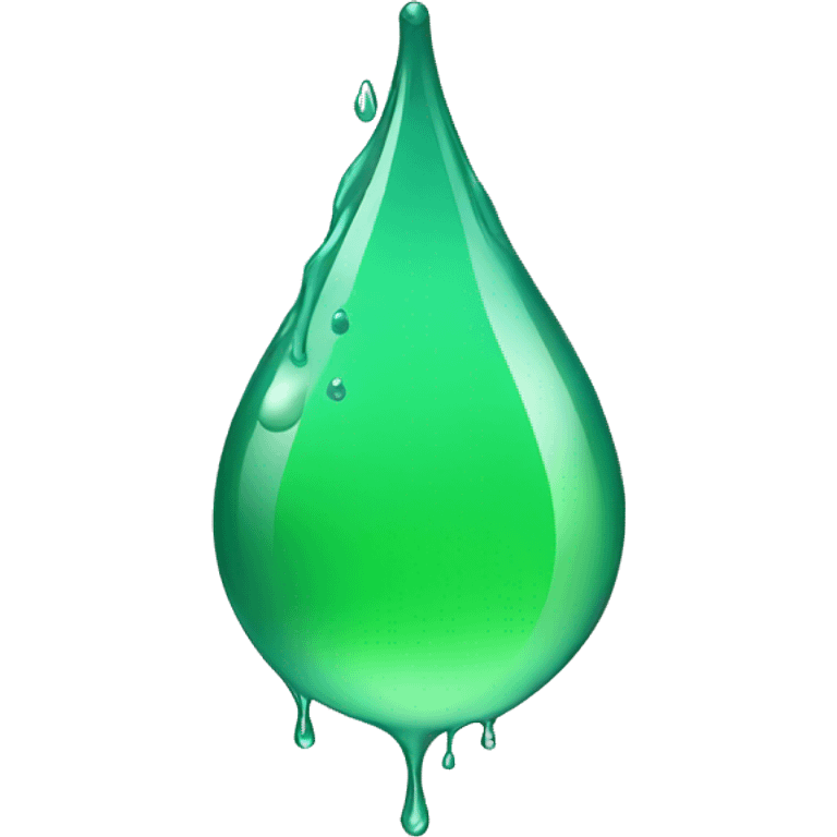 Green  Water Drip emoji