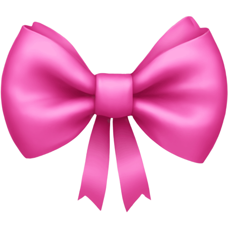 Pink bow emoji