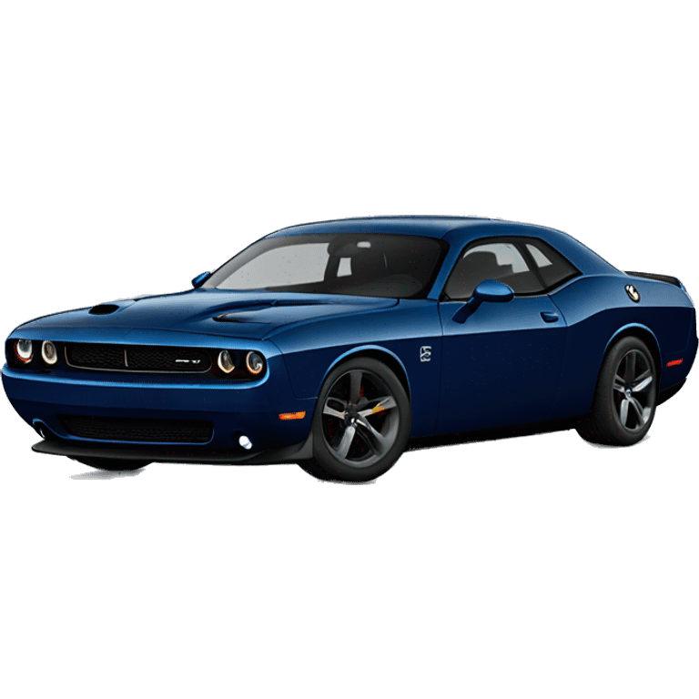 jazz dark blue dodge challenger  emoji