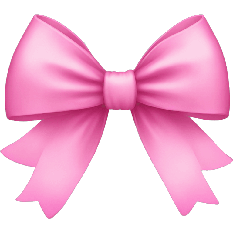 Pink bow emoji