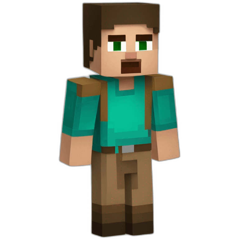 Steve minecraft emoji