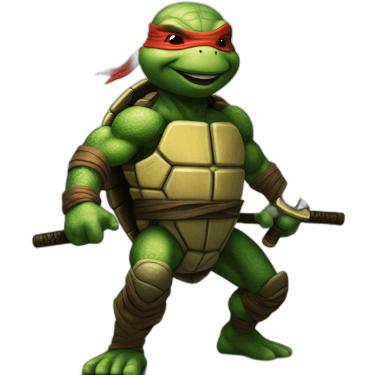 ninja turtle hyper realistic emoji