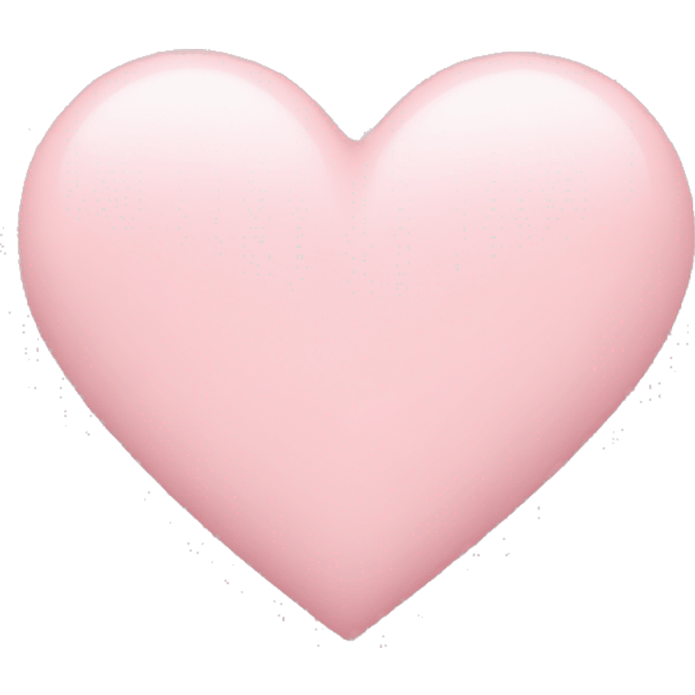 pastel pink heart emoji