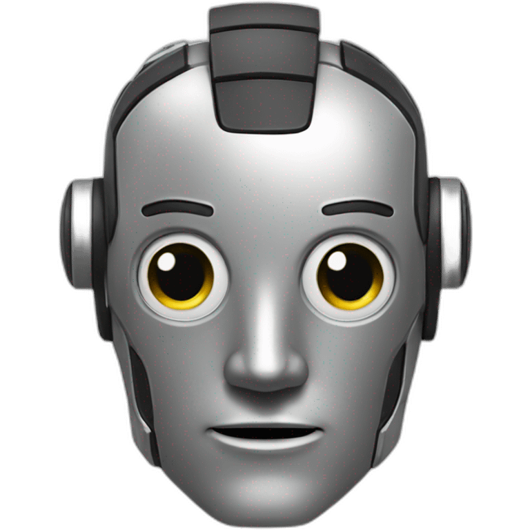 robot con herramienta emoji