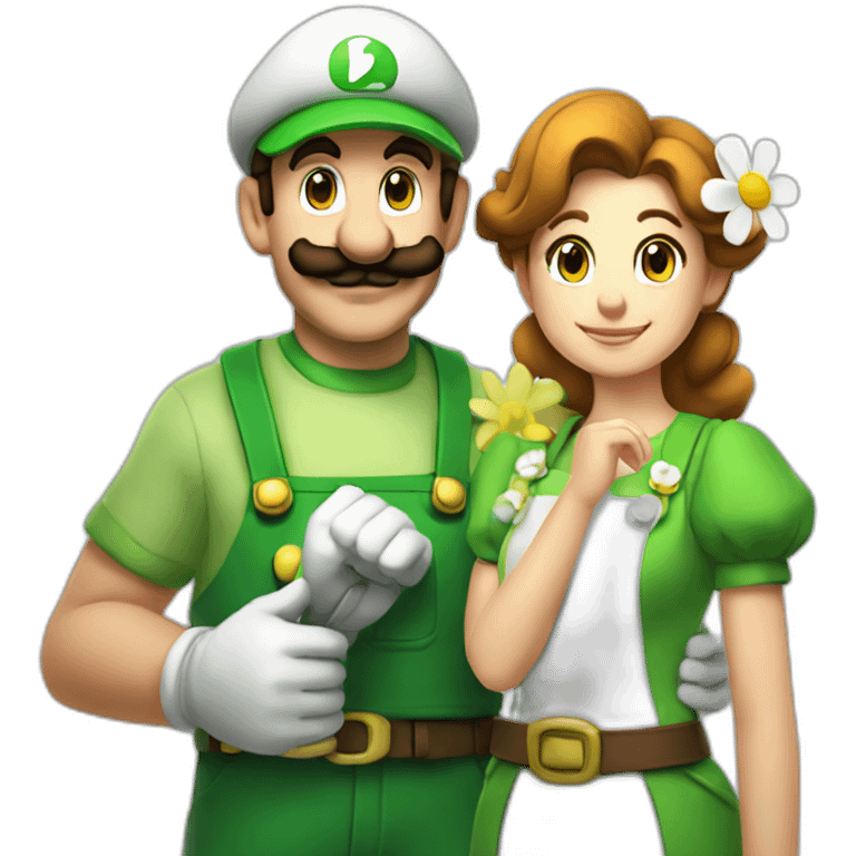 Luigi and Daisy emoji