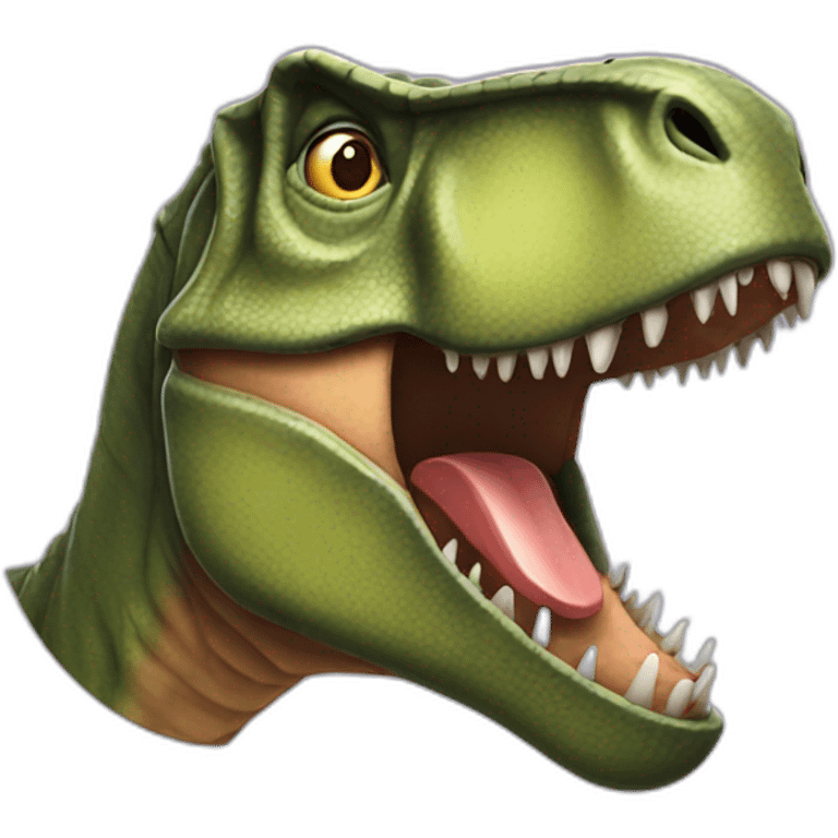 t-rex head emoji