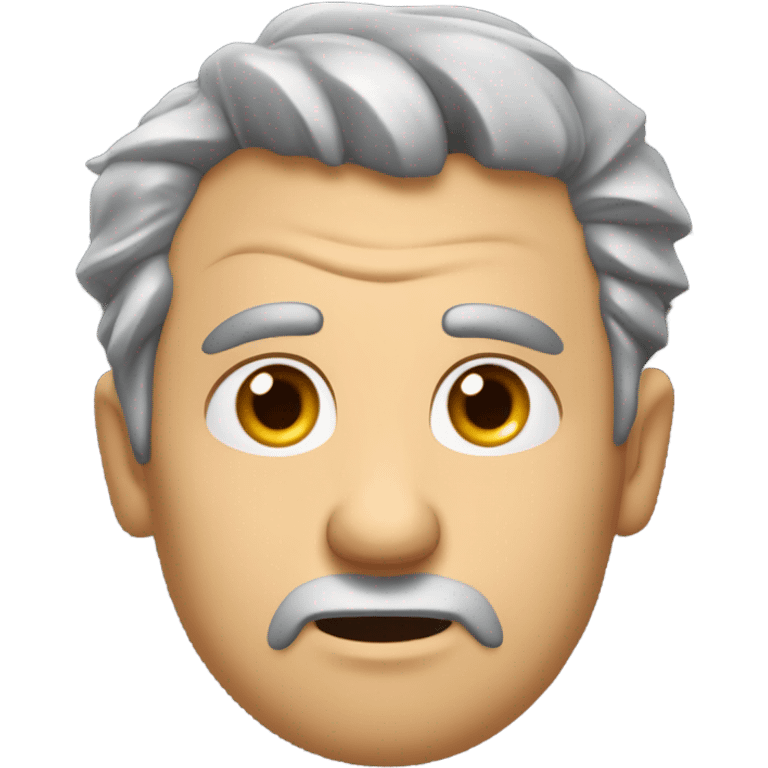 A desperate man emoji