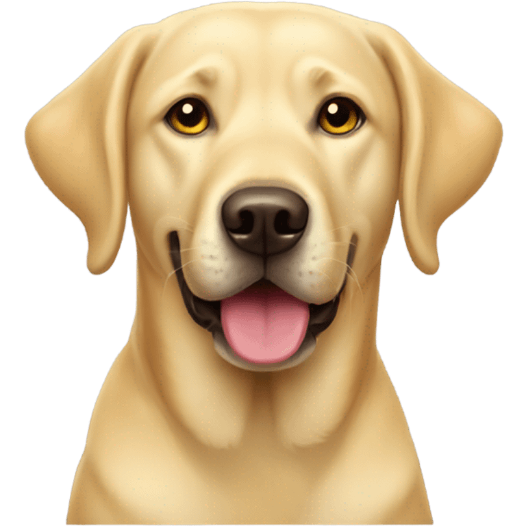 Yellow lab birthday tennis ball emoji