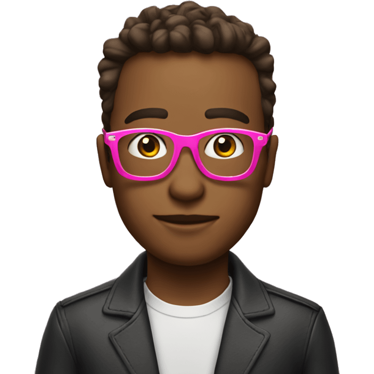 Elon Max in pink glasses emoji