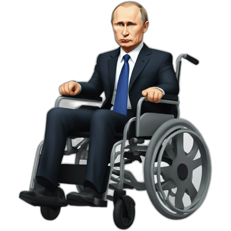 angry vladimir putin wheelchair jet emoji