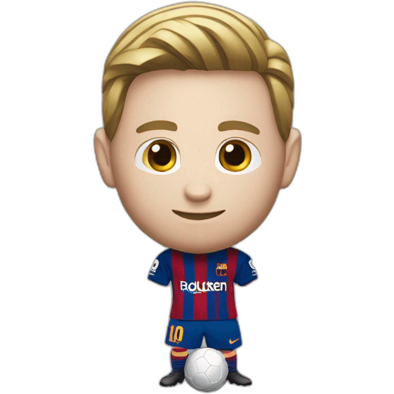 Messi qui vole un ballon d’or à Haaland emoji