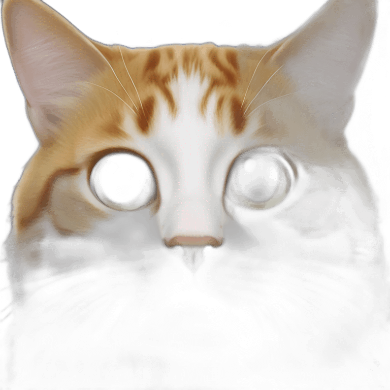 surprising real cat face in real galaxy emoji