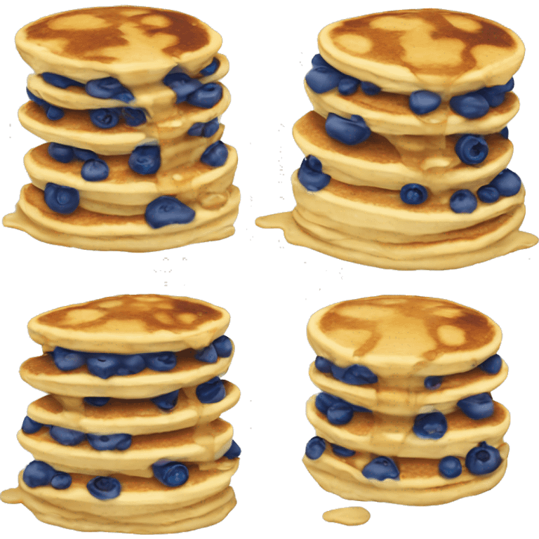 Blueberry pancakes  emoji