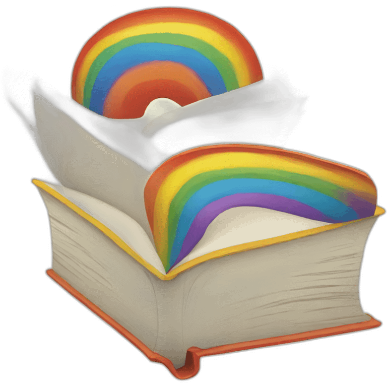 rainbow book emoji